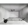 Mexen Lunar Shower Door Right 140 cm, Transparent, Brushed Gun Gray - 834S-140-050-66-00-P