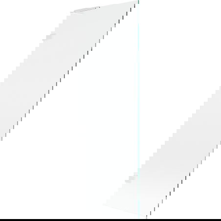 Mexen Lunar L Bathtub Screen 1-Panel 60 x 150 cm, Transparent, White - 897L-060-000-20-00