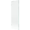 Mexen Lunar L bathtube screen 1-wing 60 x 150 cm, transparent, white - 897L-060-000-20-00