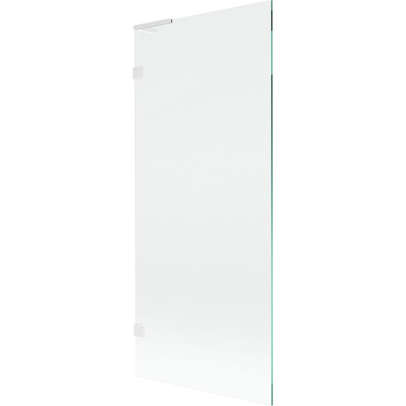 Mexen Lunar L shower screen 1-wing 80 x 150 cm, transparent, white - 897L-080-000-20-00