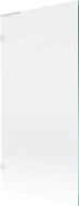 Mexen Lunar L Bath Screen Single-Panel 90 x 150 cm, Transparent, White - 897L-090-000-20-00
