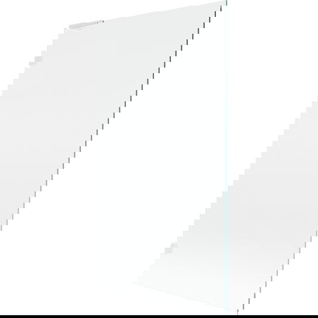 Mexen Lunar L 1-panel Bath Screen 100 x 150 cm, Transparent, White - 897L-100-000-20-00