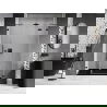 Mexen Lunar shower doors right 135 cm, transparent, black - 834S-135-050-70-00-P