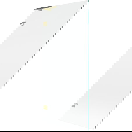 Mexen Lunar L 1-panel Bathtub Screen 80 x 150 cm, Transparent, Gold - 897L-080-000-50-00