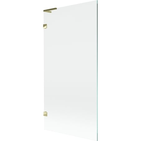 Mexen Lunar L Single-Panel Shower Screen 90 x 150 cm, Transparent, Gold - 897L-090-000-50-00