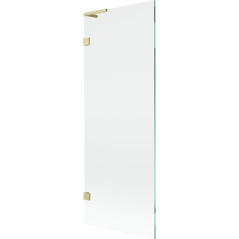 Mexen Lunar L Bath Screen 1-Panel 70 x 150 cm, Transparent, Brushed Gold - 897L-070-000-55-00
