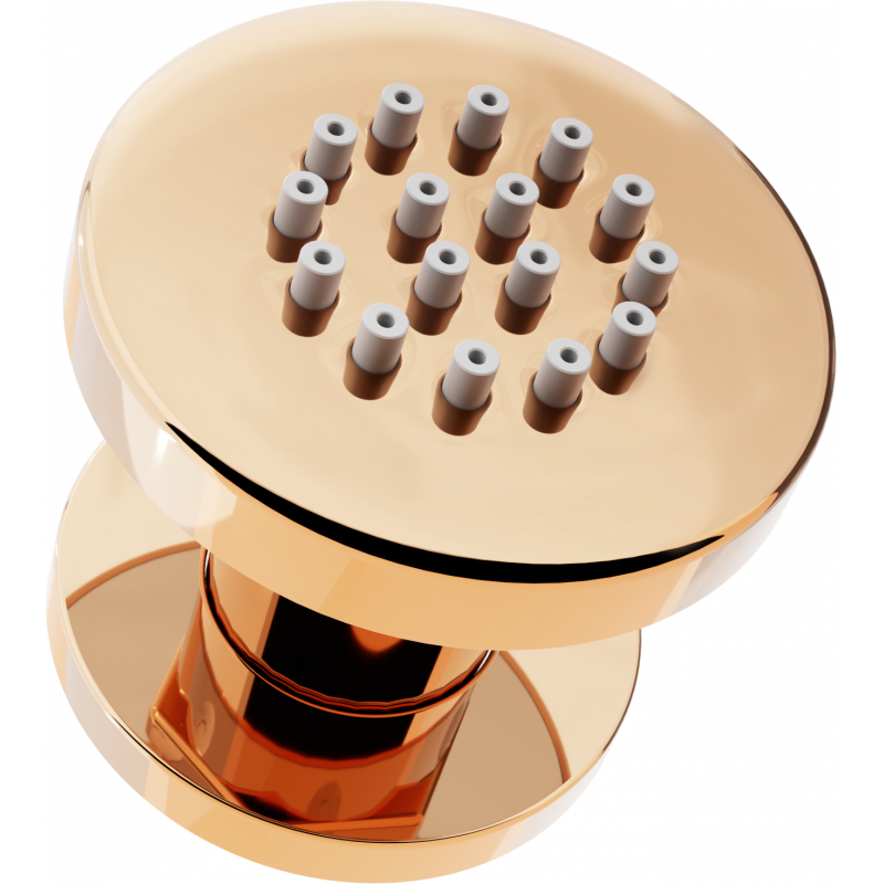 Mexen wall-mounted side nozzle, rose gold - 79361-60