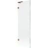 Mexen Lunar L 1-wing bathtub screen 60 x 150 cm, transparent, rose gold - 897L-060-000-60-00