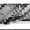 Mexen Lunar right-hinged shower door 150 cm, transparent, gun metal - 834S-150-050-95-00-P