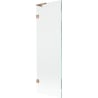 Mexen Lunar L Bath Screen 1-Door 60 x 150 cm, Transparent, Brushed Copper - 897L-060-000-65-00