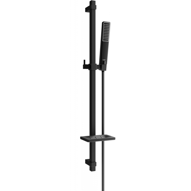Mexen DQ72 sliding shower set, Black - 785724581-70