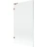 Mexen Lunar L 1-wing Bath Screen 100 x 150 cm, Transparent, Brushed Copper - 897L-100-000-65-00