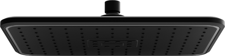 Mexen D-54 shower head 29x19 cm, black/chrome - 79754-71
