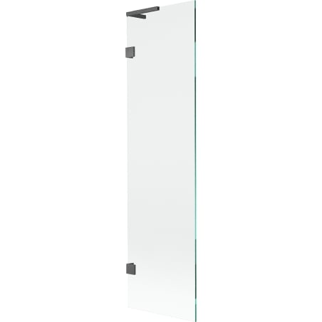 Mexen Lunar L 1-wing Bath Screen 50 x 150 cm, Transparent, Brushed Gun Gray - 897L-050-000-66-00