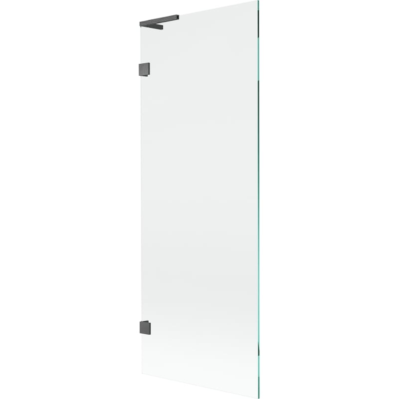 Mexen Lunar L Bathtub Screen 1-Panel 70 x 150 cm, Transparent, Brushed Gun Gray - 897L-070-000-66-00