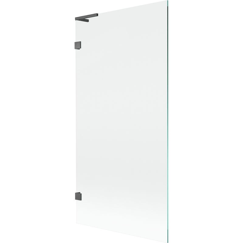 Mexen Lunar L 1-wing shower screen 90 x 150 cm, transparent, brushed gun gray - 897L-090-000-66-00