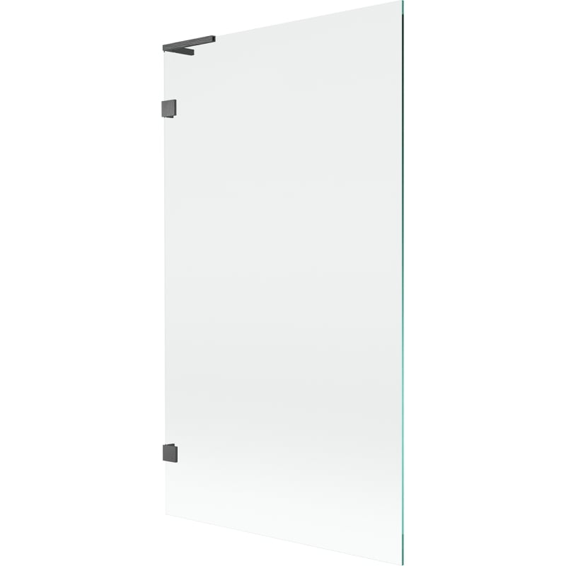 Mexen Lunar L 1-wing bath screen 100 x 150 cm, transparent, brushed gun gray - 897L-100-000-66-00