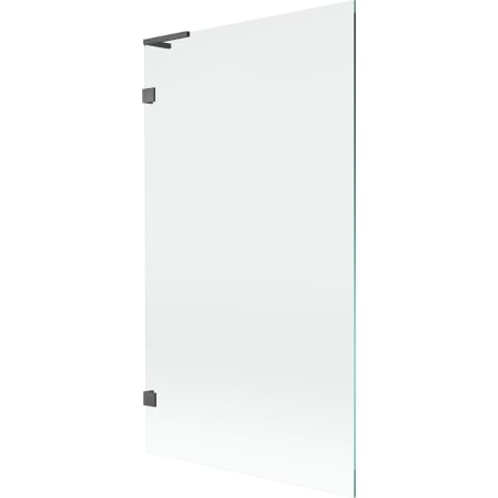 Mexen Lunar L 1-wing bath screen 100 x 150 cm, transparent, brushed gun gray - 897L-100-000-66-00