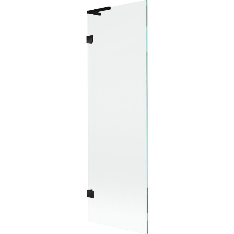 Mexen Lunar L Bathtub Screen 1-Panel 60 x 150 cm, Transparent, Black - 897L-060-000-70-00