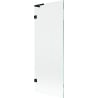 Mexen Lunar L 1-wing bath screen 70 x 150 cm, transparent, black - 897L-070-000-70-00