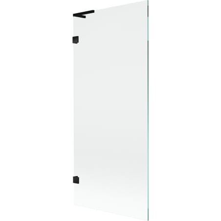 Mexen Lunar L 1-panel bath screen 80 x 150 cm, transparent, black - 897L-080-000-70-00