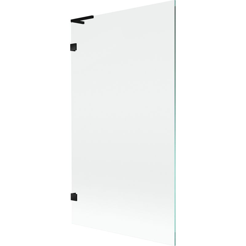 Mexen Lunar L bath shower screen 1-wing 100 x 150 cm, transparent, black - 897L-100-000-70-00