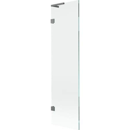 Mexen Lunar L Single-leaf Bath Screen 50 x 150 cm, Transparent, Gun Metal - 897L-050-000-95-00