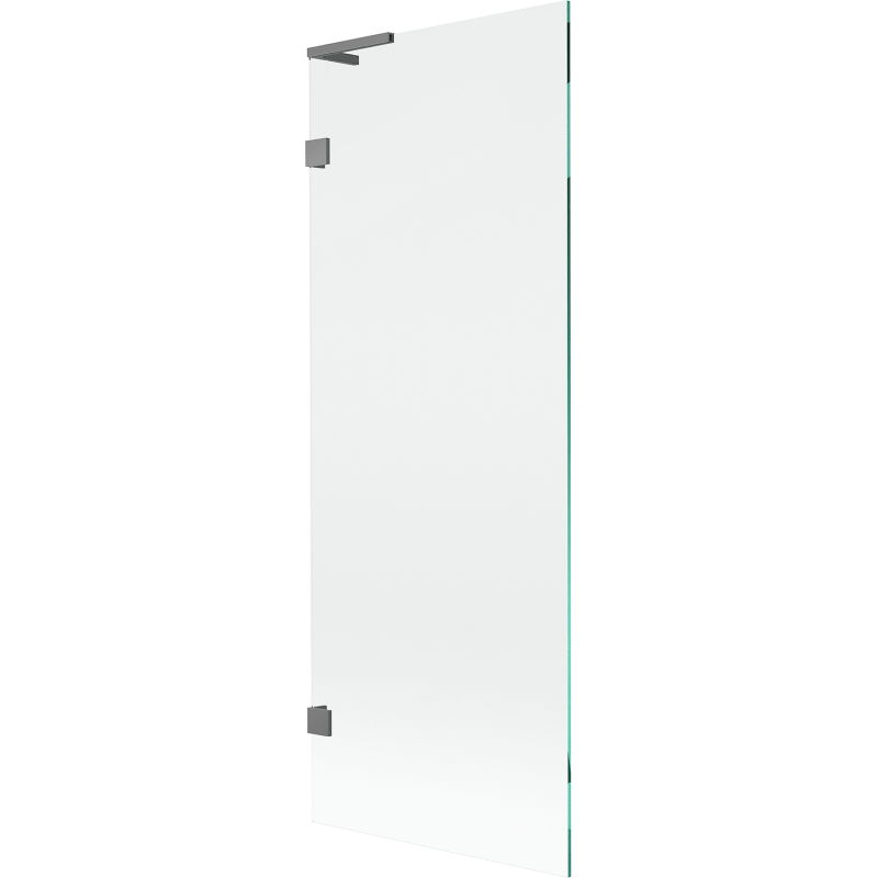 Mexen Lunar L 1-wing Bathtub Screen 70 x 150 cm, Transparent, Gun Metal - 897L-070-000-95-00
