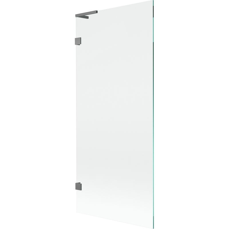 Mexen Lunar L single-panel bathtub screen 80 x 150 cm, transparent, gun metal - 897L-080-000-95-00