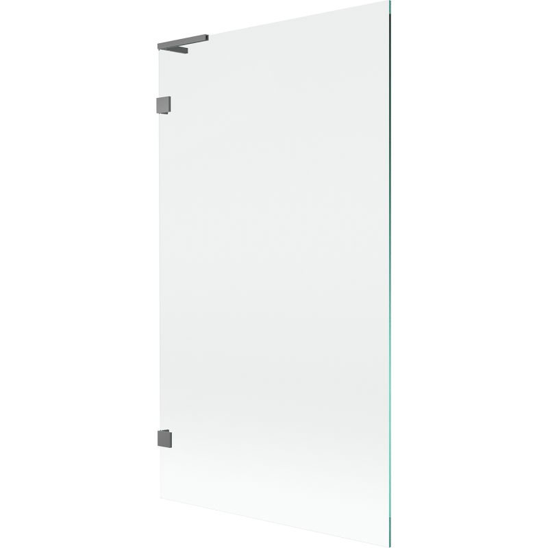 Mexen Lunar L 1-wing bath screen 100 x 150 cm, transparent, gun metal - 897L-100-000-95-00