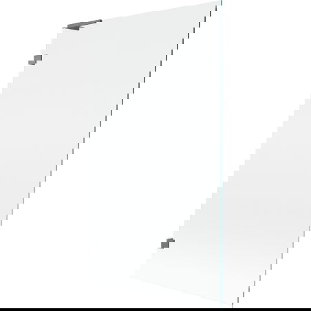 Mexen Lunar L single-wing bath screen 100 x 150 cm, transparent, gun metal - 897L-100-000-95-00