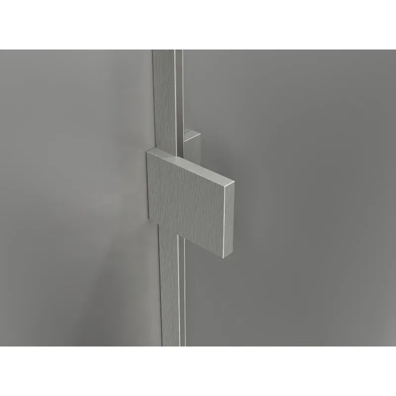 Mexen Lunar L shower screen 1-wing 50 x 150 cm, transparent, brushed nickel - 897L-050-000-97-00
