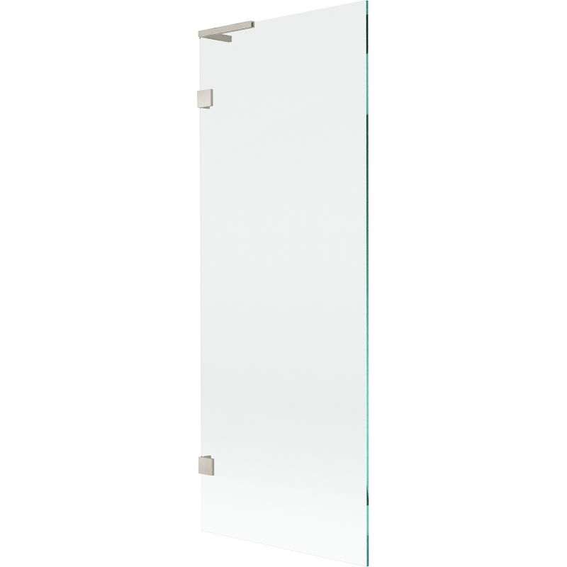 Mexen Lunar L bathtub screen 1-wing 70 x 150 cm, transparent, brushed nickel - 897L-070-000-97-00