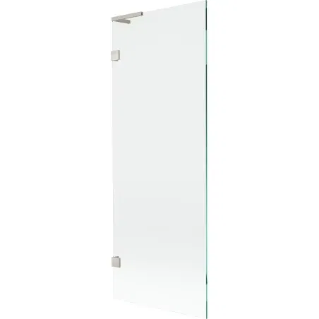 Mexen Lunar L 1-wing Bath Screen 70 x 150 cm, Transparent, Brushed Nickel - 897L-070-000-97-00