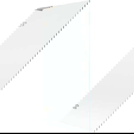 Mexen Lunar L Bathtub Screen 1-Panel 80 x 150 cm, Transparent, Brushed Nickel - 897L-080-000-97-00