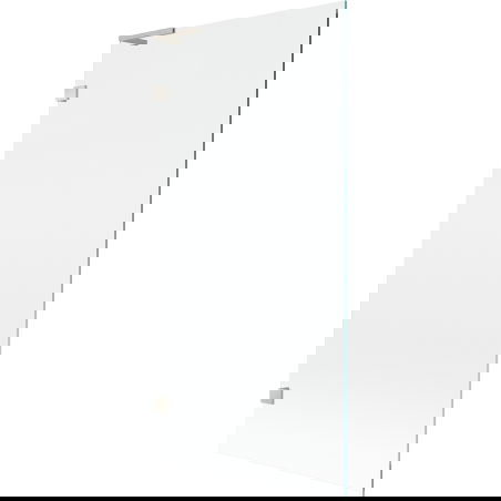 Mexen Lunar L Bathtub Screen 1-Panel 90 x 150 cm, Transparent, Brushed Nickel - 897L-090-000-97-00