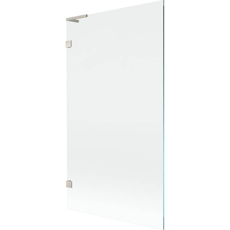 Mexen Lunar L shower screen 1-leaf 100 x 150 cm, transparent, brushed nickel - 897L-100-000-97-00