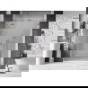 Mexen Lunar L Left-Hand Swing Shower Door 160 cm, Transparent, Brushed Nickel - 834SL-160-050-97-00-L