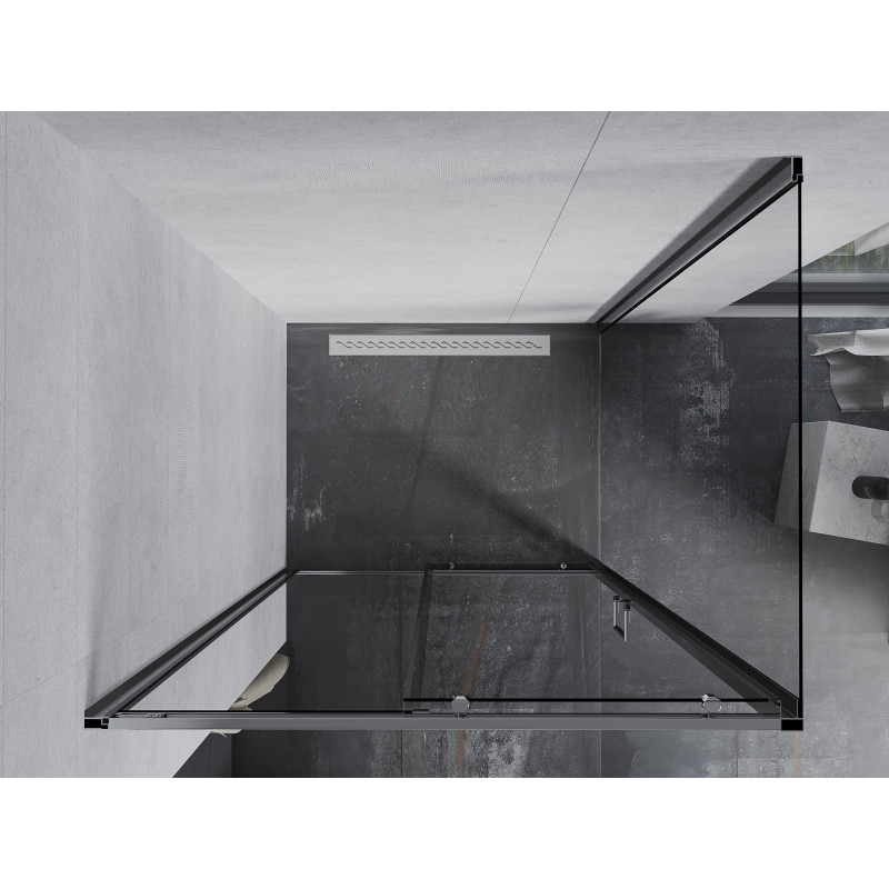 Mexen Apia sliding shower cabin 95 x 100 cm, transparent, chrome - 840-095-100-01-00