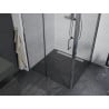 Mexen Apia 100 x 100 cm sliding shower enclosure, transparent, chrome - 840-100-100-01-00