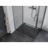 Mexen Apia sliding shower enclosure 110 x 100 cm, transparent, chrome - 840-110-100-01-00