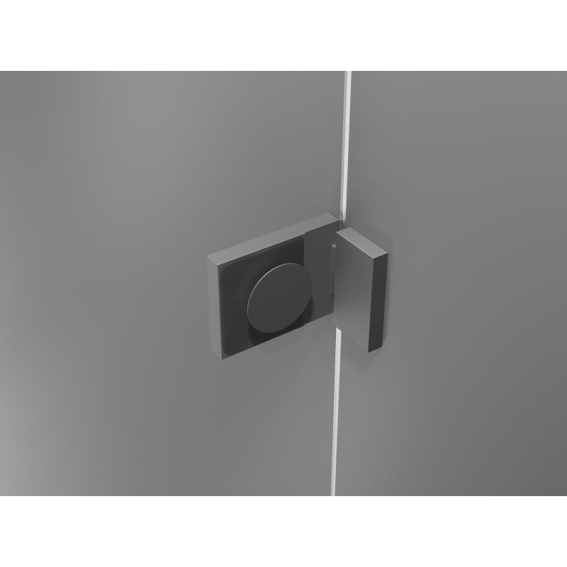 Mexen Lunar 2-panel left shower screen 110 x 150 cm, transparent, gun metal - 897-110-100-95-00-L