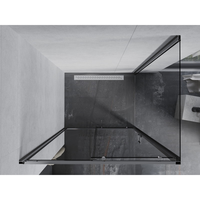 Mexen Apia sliding shower enclosure 135 x 70 cm, transparent, chrome - 840-135-070-01-00