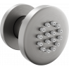 Mexen surface-mounted side nozzle, brushed gun gray - 79361-66