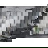 Mexen Apia extendable shower cubicle 135 x 80 cm, Stripes, Chrome - 840-135-080-01-20