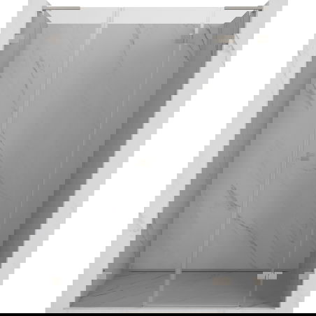 Mexen Lunar L hinged shower door right 145 cm, transparent, brushed nickel - 834SL-145-050-97-00-P