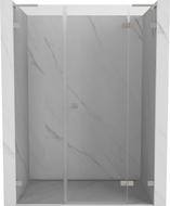 Mexen Lunar L hinged shower door right 145 cm, transparent, brushed nickel - 834SL-145-050-97-00-P