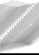 Mexen Lunar-B L right hinged shower enclosure 100 x 70 cm, transparent, white - 832L-100-070-20-00-P