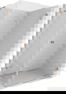 Mexen Lunar-B L Right Hinged Shower Cabin 100 x 70 cm, Transparent, Brushed Copper - 832L-100-070-65-00-P