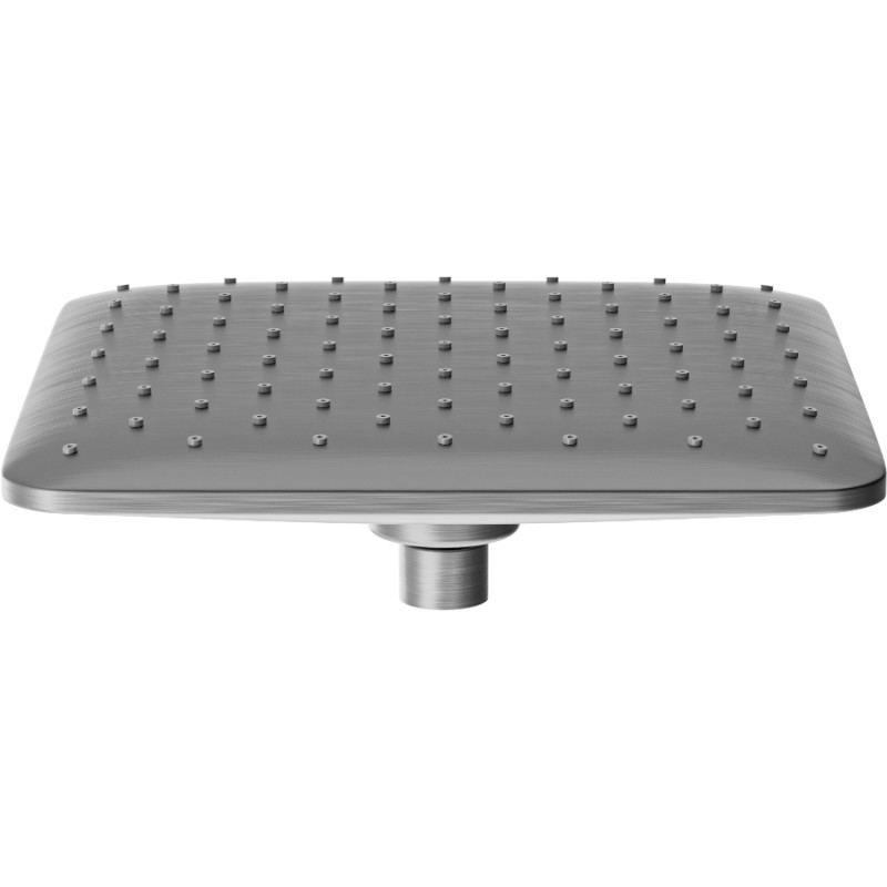 Mexen D-62 shower head 20x20 cm, brushed gun gray - 79762-66